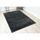 Gray Area Rug - Mercer41 Nikith Solid Color Machine Woven Shag Rectangle 5'3" x 7'6" Polyester Area Rug in Dark Polyester | Wayfair