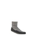 Mens 1 Pair Falke Cosyshoe Virgin Wool Home Socks Grey Melange 10-11 Mens