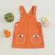 Robe d'été décontractée pour bébés filles vêtements mignons broderie de Aliments