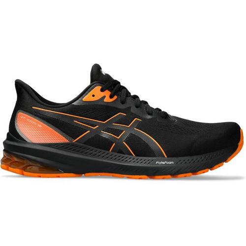 ASICS Herren Laufschuhe GT-1000 12 GTX, Größe 42 ½ in BLACK/BRIGHT ORANGE