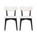 Chazz Mid Century Upholstered Dining Chairs (Set of 2) by Christopher Knight Home
