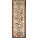 Beige Ardebil Vintage Persian Runner Rug Handmade Tribal Wool Carpet - 2'10" x 9'5"