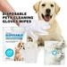 Clearance Pet No Washing Glove 3 Pcs Pet No Rinse Pet Wipes Pet Disposable Cleaning Massage Gloves Pet Grooming Pet Washing