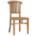 Aibecy Patio Chairs 2 pcs Solid Teak Wood