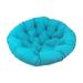 Hammock Chair Cushion Egg Chair Cushion Replacement Indoor or Outdoor Swing Chair Seat Cushion Pillow Round Thicken Chair Pad for Home Patio 60cmx60cm blue