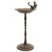 Fairy Cast Iron Bird Bath 21.5 High