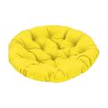 Hammock Chair Cushion Egg Chair Cushion Replacement Indoor or Outdoor Swing Chair Seat Cushion Pillow Round Thicken Chair Pad for Home Patio 60cmx60cm yellow
