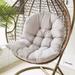 Swing Chair Recliner Cushion Hammock Hanging Basket Garden Armchair Pillow Patio Yard Courtyard Beach(No Swing)