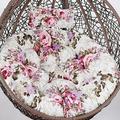 Egg Chair Cushion Cover Hanging Basket Chair Cushion Thick Swing Chair Cushion Cover For Outdoor Indoor Living Room Decoration
