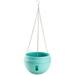 Bowl Shapped Garden Self Watering Hanging Planter Strong Plastic Flowerpot Creative Water Storage & Release Planter Pot Indoor Outdoor Decorative