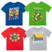 SUPER MARIO Nintendo Toddler Boys 4 Pack T-Shirts Toddler