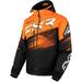 FXR Mens Boost FX 2-in-1 Snowmobile Jacket F.A.S.T. 3.0 HydrX Pro Black Orange - Small 240026-1030-07