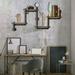 Industrial Pipe Shelving Wood Floating Wall Shelves Ladder Bookshelf Rustic