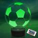 Football Games Toys 3D Illusion Night Light Lamp Creative RGB Led Christmas Birthday Decorations Gifts for Boys and Girls Party Decor Basketball Gifts for Boys 8-12