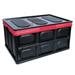 Trayknick Portable Storage Container Foldable Storage Box Portable Versatile Minimalistic Folding Storage Case for Home Office Travel Dorm Room for Organizing