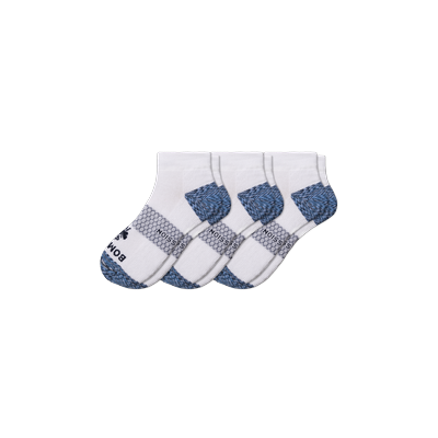 Women's Ankle Compression Socks 3-Pack - White - Small - Bombas