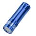 Portable Mini Aluminum Multifunction 9LED Flashlight Torch Light Pocket Lamp