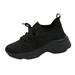 KaLI_store Womens Shoes Womens Walking Shoes Lightweight Tennis Sports Shoes Gym Jogging Running Sneakers Black 7