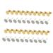 400 Pcs 4mm Iron Earrings Accessories Back Stopping Earrings Posts Flat Pad Safety Plugs Fitting Jewelry Decor for Women Girls (Golden Silver Style 200 Pcs of Each)