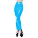 XS-7XL PVC Leather Pencil Skirt for Women Zip High Waist PU Latex Leather Long Skirts Tight Clothes,Lake Blue,XS