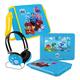 Blue's Clues & You! 7'' Portable DVD Player for Kids with Matching Headphones and Carrying Bag, Compatible with CDs, DVDs, USB and SD Card, Swivel Screen (BCDV7110)