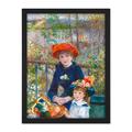 Renoir Two Sisters On The Terrace Large Framed Art Print Poster Wall Decor 18x24