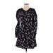 Tanya Taylor Casual Dress: Black Dresses - Women's Size 4