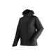 Outdoorjacke MAIER SPORTS "Metor Therm Rec M", Herren, Gr. 50, schwarz, 100% Polyester (recycled), Rundhals, Langarm, Jacken, Herren Regenjacke, atmungsaktiv wasserdicht, wattierte Funktionsjacke
