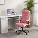 Red Barrel Studio® Mckenlee Executive Chair Upholstered in Pink | 25.5 W x 28 D in | Wayfair 15FB720FDFF542C28F5A4B3AEC12C685