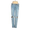 Free People Jeans - High Rise: Blue Bottoms - Women's Size 27