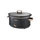 Cavaletto 6.5 Litre Slow Cooker Black - Tower
