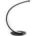 360 Lighting Curved Arc 15.25" High Modern LED Accent Table Lamp - 15" x 7"