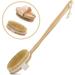 Body Brush Back Scrubber Long Handle Bath Brush Exfoliating Back Bath Brush for Shower with Natural Bristle Brush & Long Handle - Body Scrub Brush Wooden Massage Brushin