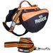 Freestyle 3-In-1 Explorer Sporty Fashion Convertible Pet Backpack Harness Leash Large Orange