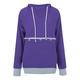 HBFAGFB Hoodies for Women Casual Loose Pet Cat Dog Large Pouch Pullover Comfy Sweatshirt Purple Size S