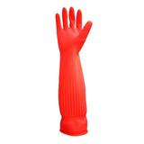 38/45cm Kitchen Clean Gloves Waterproof Long Sleeve Gloves Rubber Latex Gloves for Dishewashing Long Sleeve Gloves Rubber Latex Waterproof 38/45cm Gloves For Dishewashing L Red 45CM