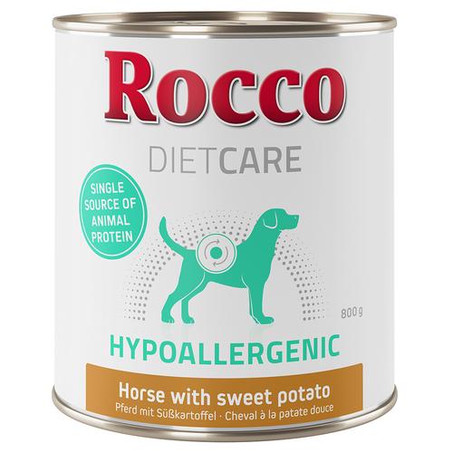 24x 800g Diet Care Hypoallergen Pferd Rocco Hundefutter nass