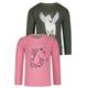 Langarmshirt SALT AND PEPPER "Unicorns" Gr. 104, rosa (rosa, grün) Mädchen Shirts Langarmshirts