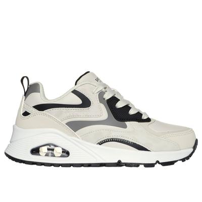 Skechers Boy's Uno Gen1 - Color Surge Sneaker | Size 2.0 | Natural | Synthetic/Textile