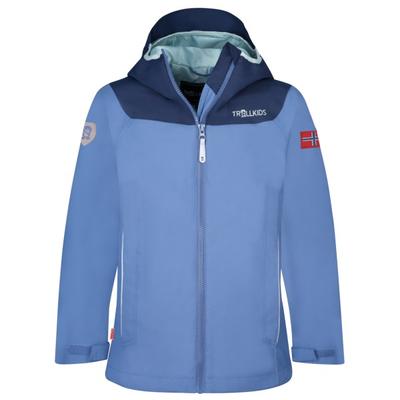 Trollkids - Girls Bergen Jacket - Regenjacke Gr 92 blau