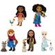 Disney Princess Modern Moments Multi-Princess Petite 5-Pack Gift Set, Includes Elsa, Anna, Mirabel, Raya & Moana