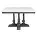 Andrew Home Studio Jacksin Square Dining Table Wood in Brown/Gray/White | 30 H x 48 W x 48 D in | Wayfair GFA732WGO70-YSWX