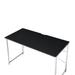 Andrew Home Studio Jeremiah Writing Desk Wood/Metal in Black | 28 H x 47 W x 24 D in | Wayfair GFA931BC95-YSWX