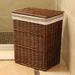 Umber Rea Wicker Laundry Hamper Wicker/Rattan | 19.6 H x 17.3 W x 13.3 D in | Wayfair 09LQ3150BCQYRR6MH77T