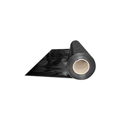 Abdeckfolie Baufolie, schwarz opak 4000mm, x 50m, 150my LDPE