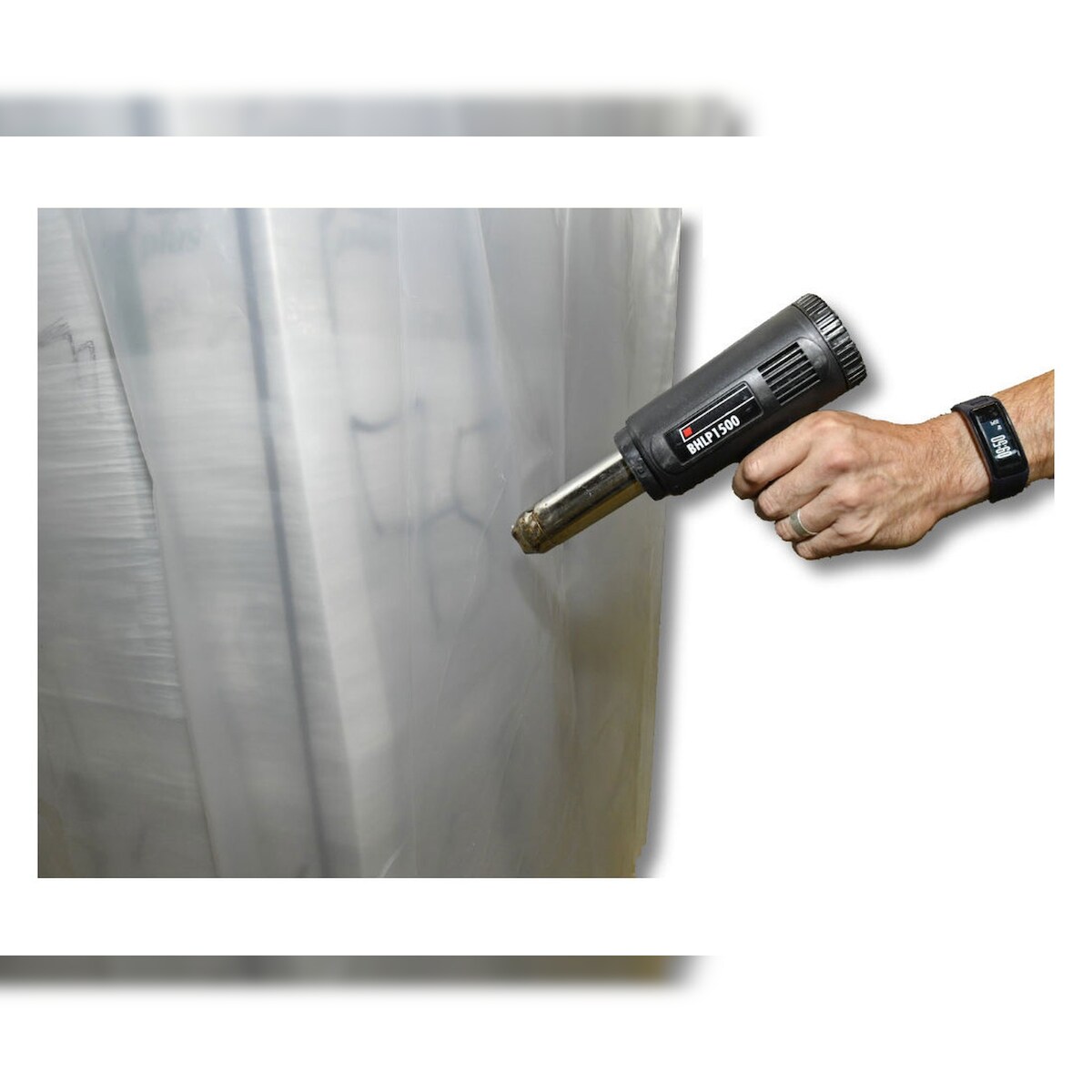 VEPATIM 10x Schrumpfhaube Palettenhaube 1250+1050x2400mm transparent 120my Image