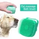 Brosse à shampooing pour animaux de compagnie peigne de massage toilettage bain poils courts