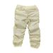 Toddler Kids Boys Girls Pants Solid Color Mid High Waisted Jogger Pleated Cargo Loose Casual Sweat 12 Months To 7 Years Dailywear School Pant For Child