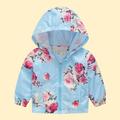 Herrnalise Toddler Kids Baby Boys Girls Fashion Cute Cartoon Flowers Car Pattern Windproof Jacket Hooded Coat