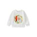 Qtinghua Toddler Baby Boy Girl Christmas Sweatshirt Casual Santa Print Long Sleeve Pullover Tops White 4-5 Years